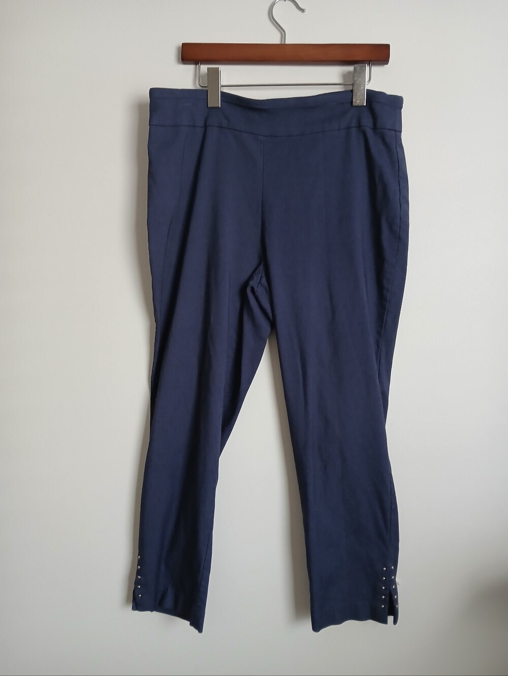 Counterparts Capri Pants Size 14 Blue Pull On